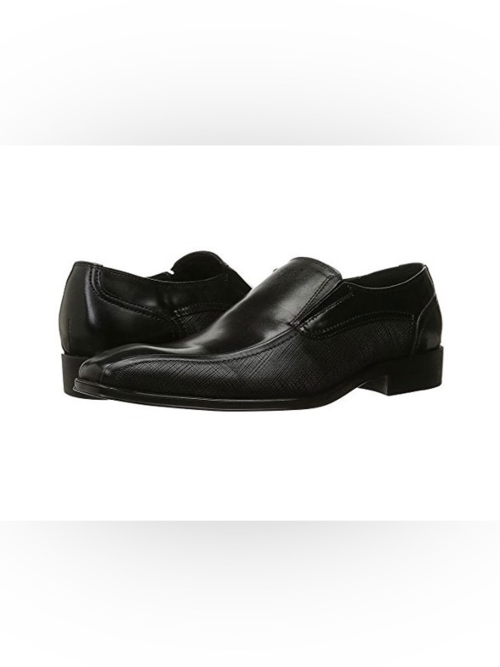 Kenneth Cole Reaction Other Half Black Men's Slip-On Dress Shoes Size 11.5